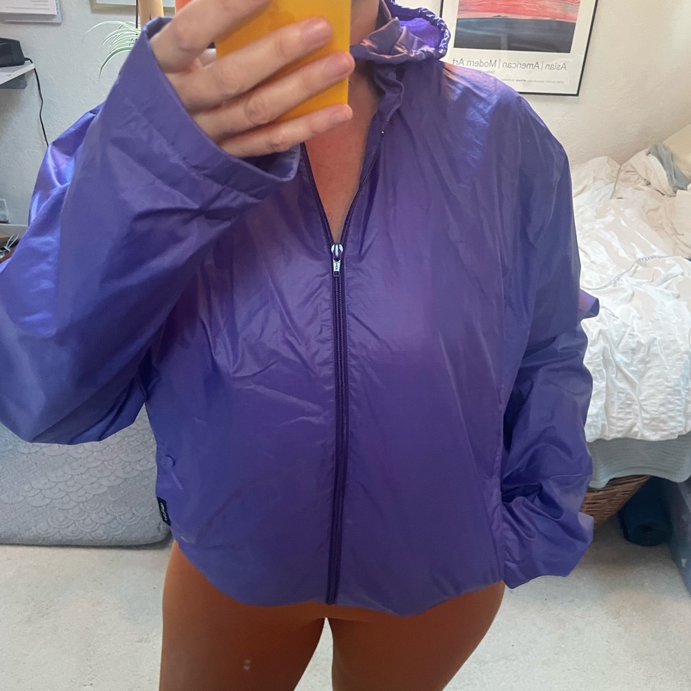Vintage 80s Purple Windbreaker Jacket